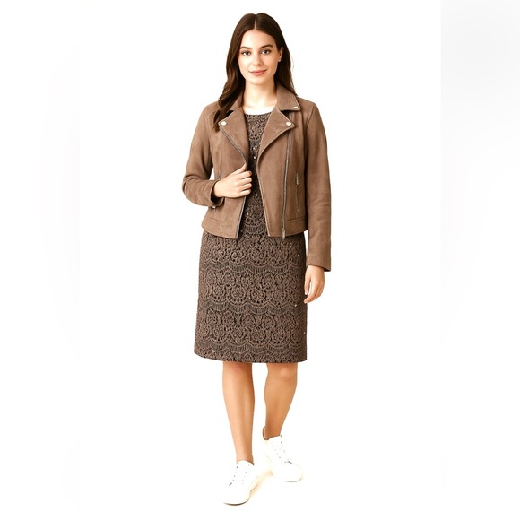 Vintage-Inspired Jessica Howard Sequin Lace Cocktail Dress – Size 10 (Medium) - Picture 3 of 16